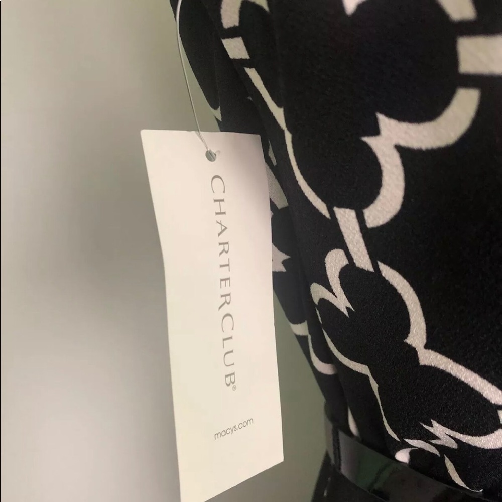 Charter Club Belted Dress Size 4 New - Picture 7 of 9